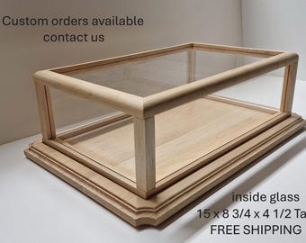 Display case 15" x 8 3/4" x 4 1/2" tall #PP24018