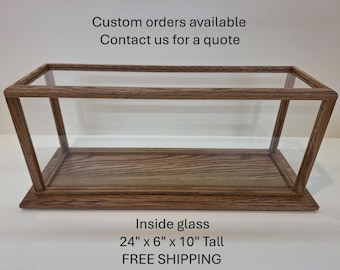 Display case 24" x 6" x 10" tall #PP25006