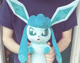 large glaceon plush