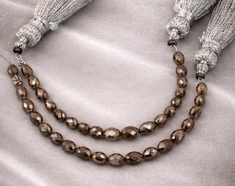 Natural Light Brown Diamond Rice Beads 6.1 Carat 3 Inch Strand AAA Faceted Champagne Genuine Loose Diamonds Jewelry Making