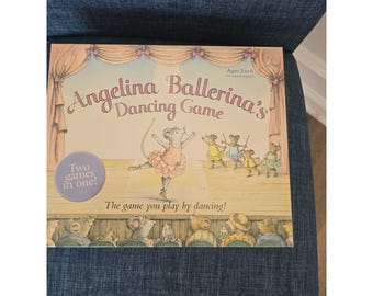 2002 Angelina Ballerina Dancing Game 2-in-1 Board Game Ages 3-6 Pleasant Company