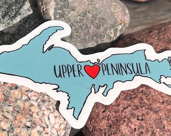 Upper Peninsula vinyl sticker | sticker | Michigan | decal |  UP