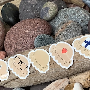 Pasty sticker set | Pasty | water bottle stickers | vinyl sticker | waterproof |  yooper | UP Upper Peninsula Michigan | decal | UP | VSCO