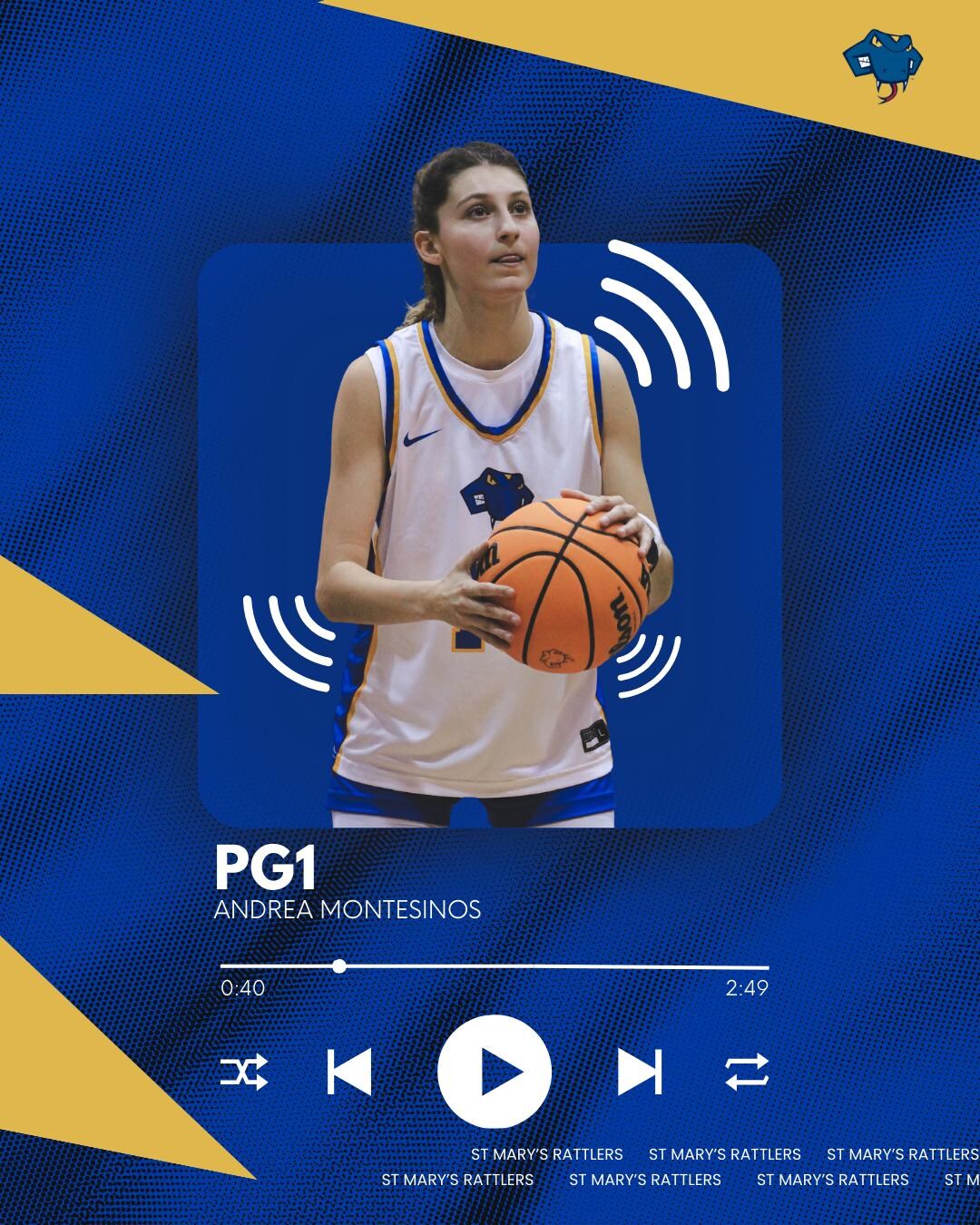 Create Basketball Roster Editable Basketball Roster Graphic Template | Game Day Design (canva ...