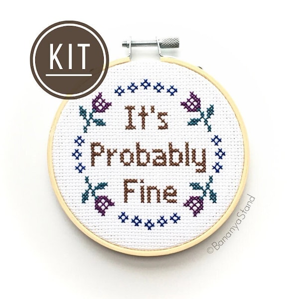 Embroidery Kit Funny Etsy