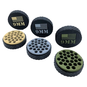 Pojemnik na krążek amunicyjny kieszonkowy - 9 mm - 25 naboi: