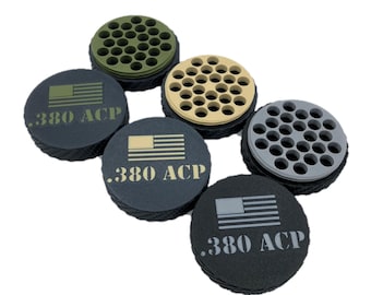Pocket Ammo Puck Container - .380 ACP - 25 Rounds: