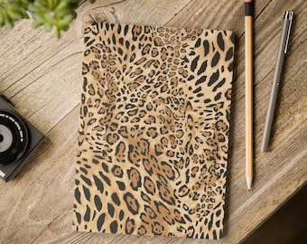 Leopard Print Notebook softcover journal | Animal Print Pattern