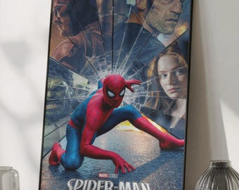 スパイダーマン ブランドニューデイ ポスター - マーベル映画アートプリント、ピーター・パーカー ウォールデコレーション - スパイダーマン新作予告編 2026、トム・ホランド ポスター