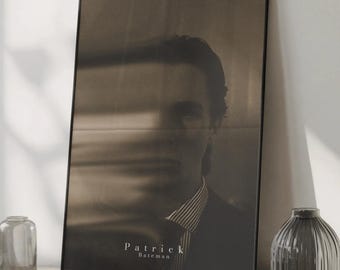 Patrick Bateman Blurry Aesthetic Poster - American Psycho Movie Art Print