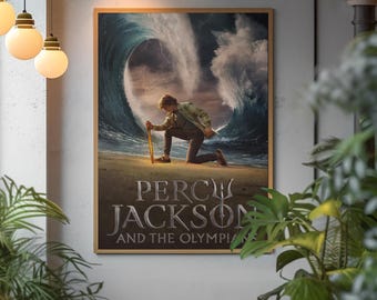 Percy Jackson and the Olympians Poster – PJO Fantasy TV Show Wall Art – Walker Scobell