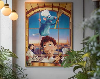 ディズニー ピクサー映画ポスター - レミーのおいしいレストラン