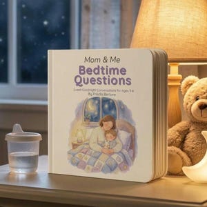 Dagboek met vragen voor het slapengaan, mama en ik, gespreksstarters voor een hechte band (3-6 jaar)