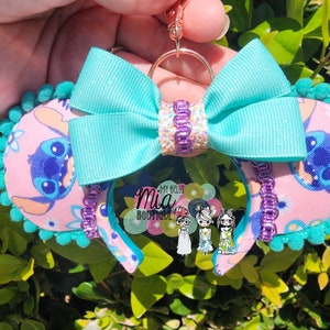 Lilo & Stitch Mickey Ear Keychain | Mickey Keychain | Mickey Ears | Disney Keychain | Disney Ears