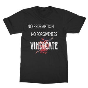 Vindicate T-shirt [fan made band merch shirt, BVB, Black Veil]