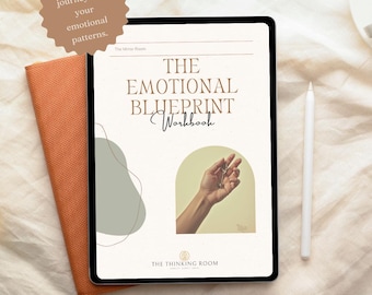 Emotional Blueprint Workbook | 13-Page CBT-Inspired Self-Reflection Journal | Printable Mental Wellness PDF | Instant Digital Download
