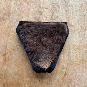 Merkin de piel de castor canadiense de Beaver Chic: un regalo vintage de lujo único