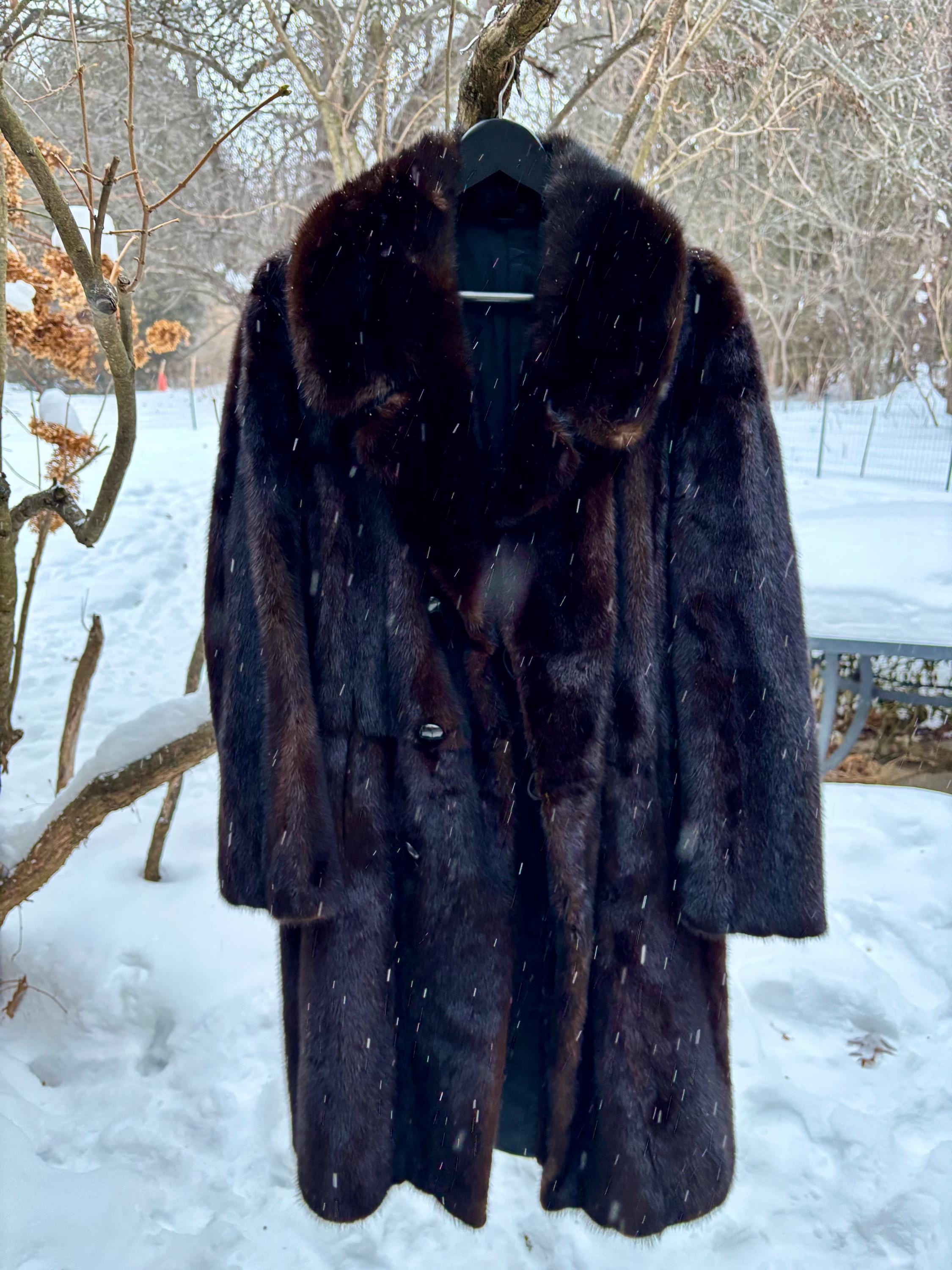 Mink Fur Coat - Etsy Canada