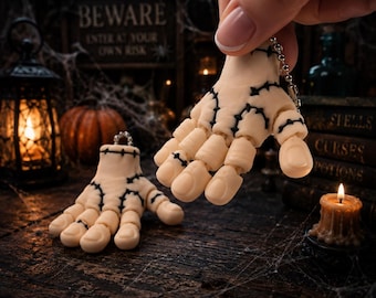 The Addams Family Set Figurines Desk Buddy Purse Charm Decor Lurch Wednesday Keychain Thing Pugsly