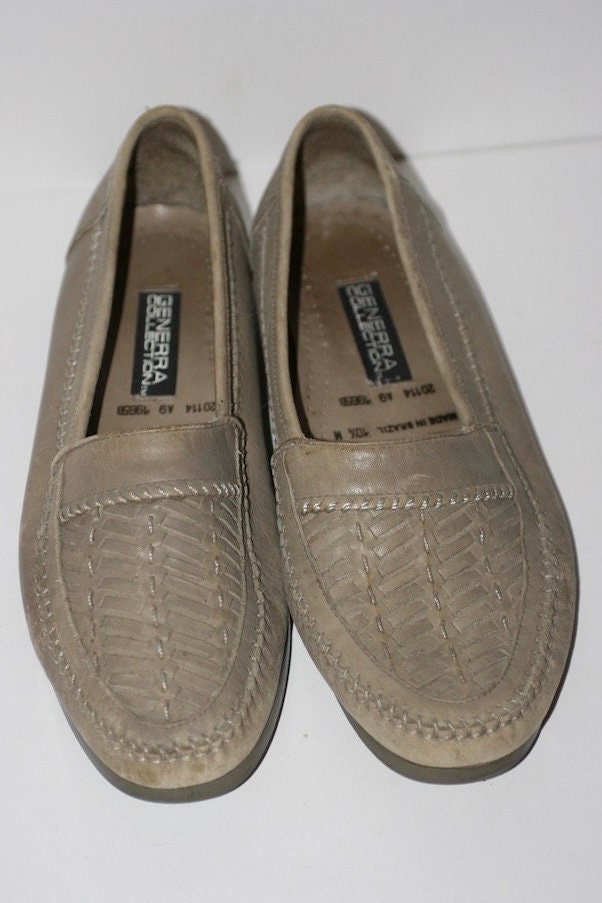 Classic Brown Made In Brazil Generra Leather Loafers for Men Generra Made In Brazil Mens Size 11 M Brown Leather Tassle  main image 4