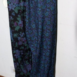 90s Baggy Floral Harem Pants Vintage ZACHI Deadstock
