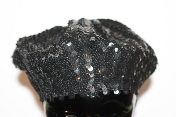 Vintage 1960s Sequined Beret