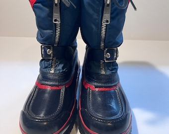 Vintage 1980s ILCA SNOW BOOTS With Steel Shank Zipper