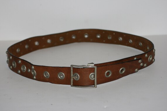 Vintage 70s, Studded Leather Belt