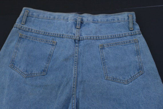 1990s Baggy Chaps Denim Shorts Vintage CONTEMPO C… - image 7