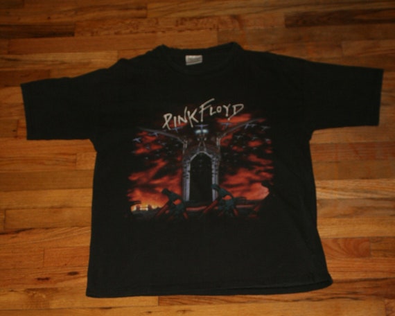 Vintage 80s Original PINK FLOYD The Wall T-Shirt Crew… - Gem