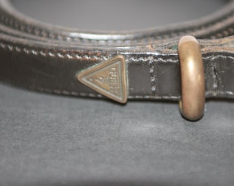 Vintage GUESS JEANS Skinny Leather Belt Italy 2 Belts  display picture 1