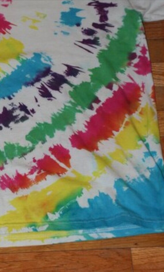 90s  Tie-Dye T-Shirt 100% Cotton Oversized Vintag… - image 7