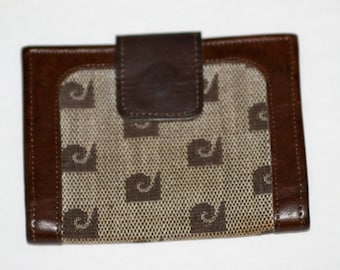 1970s Vintage PIERRE CARDIN Cowhide Leather Bi-Fold Wallet