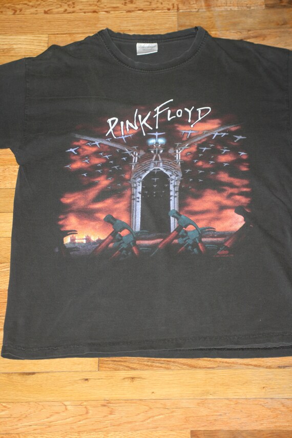 Vintage 80s Original PINK FLOYD The Wall T-Shirt Crew… - Gem