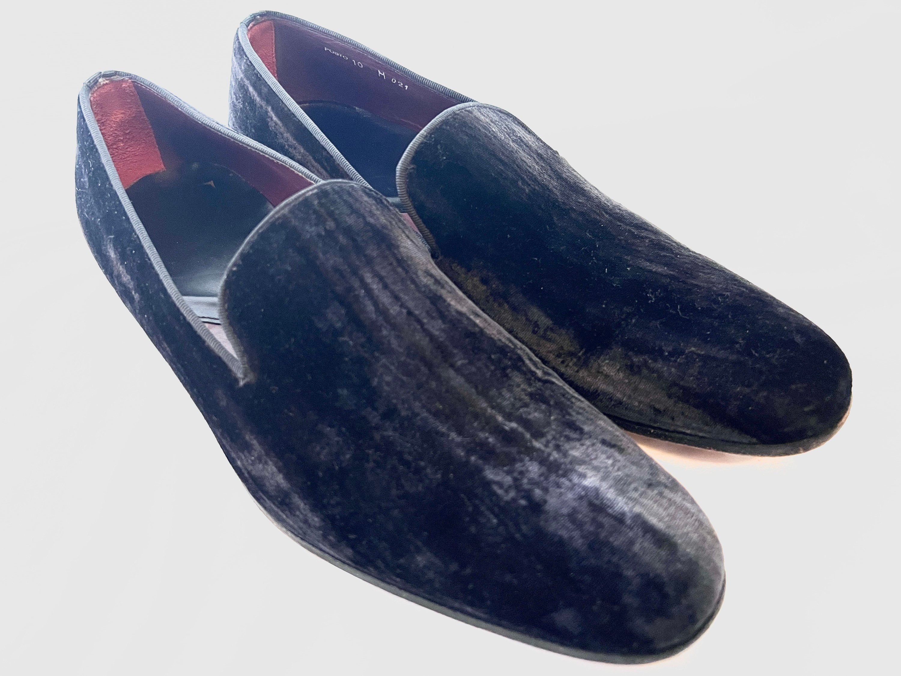 1990s Vintage MEZLAN CUSTOM Aristocrat Smoking Slippers 