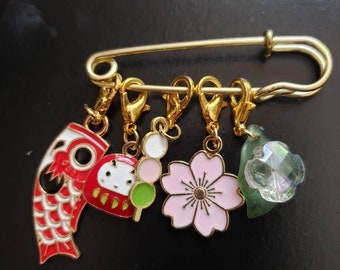 Matsuri festival Stitch Marker for knitting crochet