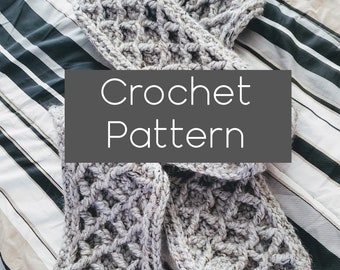 Oxford Trellis Scarf PDF Crochet Pattern