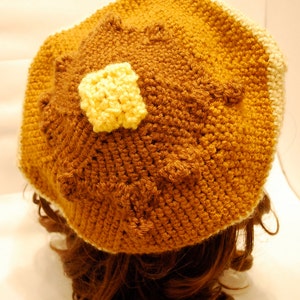 MADE TO ORDER Crochet Pancake Beret image 1