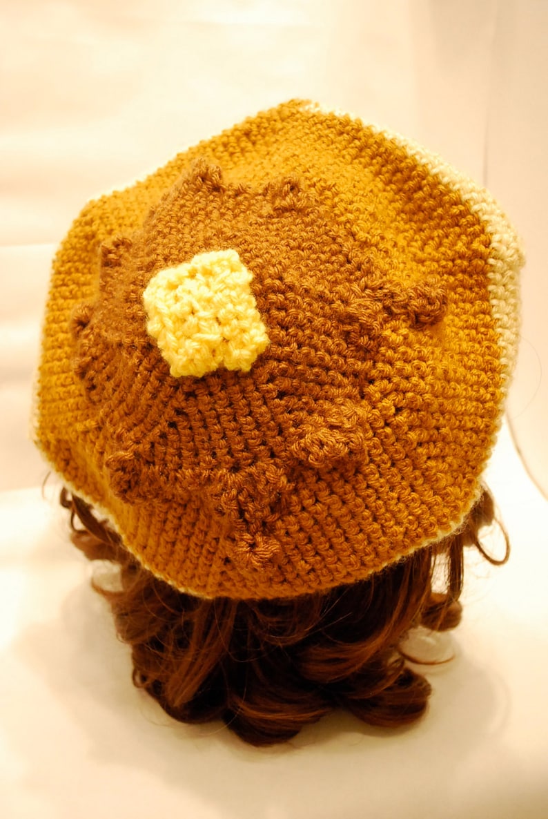 MADE TO ORDER Crochet Pancake Beret image 1