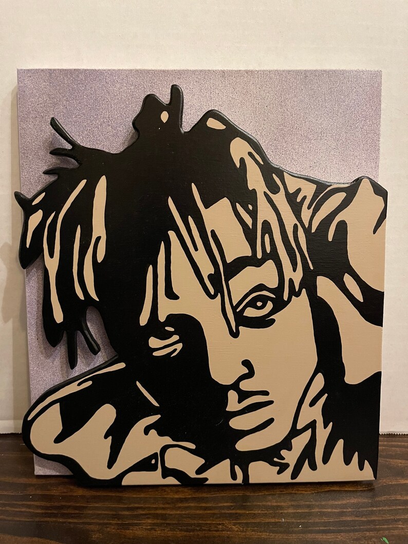 Juice WRLD Lighted Painting Art Sign Etsy