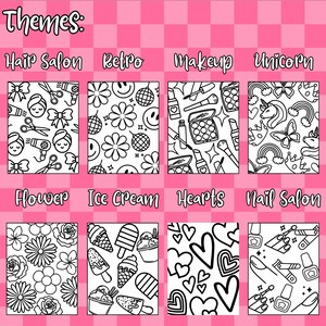 Girls Coloring Pages Printable | Cute Girly Patterns for Kids | Fun ...