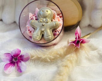 Handgjort pepparkaksljus