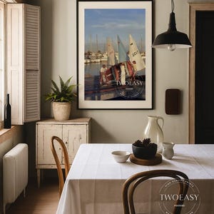 Slim Aarons Sailing Dinghy Poster Vintage Coastal Kids Sailing Boat Wall Art (Digital Download) image 12