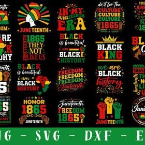 Juneteenth SVG Bundle Black History