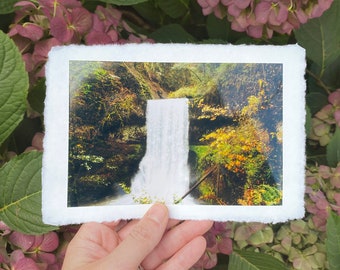 Deckled Edge Art Prints — Rushing into Autumn