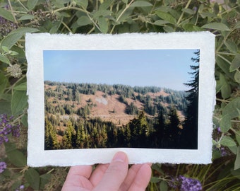 Deckled Edge Art Prints — Mountainside