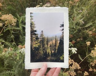 Deckled Edge Art Prints — Alpine Dream
