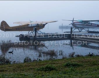 Seaplane Travel Adventure Piper Fog No. 5 Florida Aviation Signed Fine Art Photography