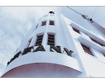 The Tiffany Hotel South Beach Tropical Art Deco Vintage Miami Architecture Signed Fine Art Photography