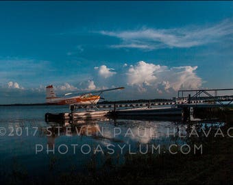 Seaplane Travel Adventure Piper No. 71 Florida Aviation Signed Fine Art Photography